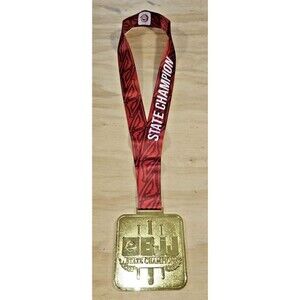 FUJI BJJ State Champion Gold Medal Brazilian Jiu Jitsu Red Strap arkansas